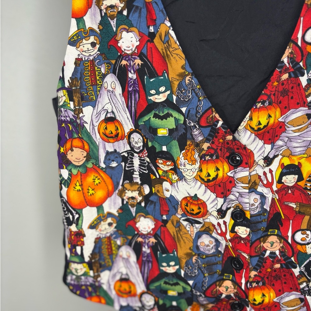 Halloween 111 Main Vintage Festive Women’s Vest‎ Size Medium/Large? - Picture 3 of 6